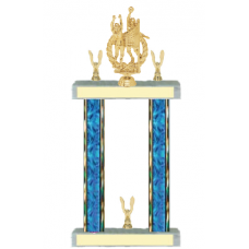 Trophies - #F-Style Volleyball Female Double Action Laurel